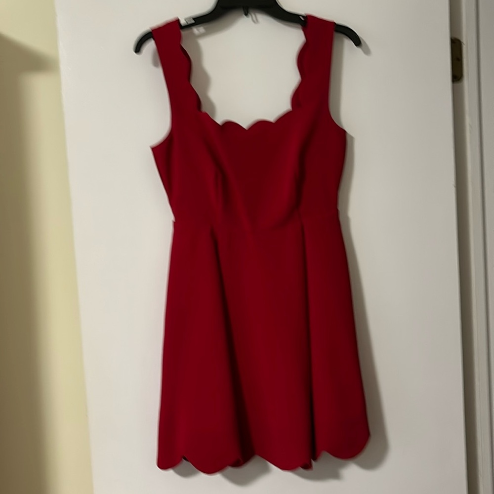 Women’s Sleeveless Red Cocktail Dress